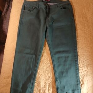 Vix Women's Teal Skinny Jeans